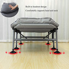 XJAXY Letto Pieghevole Portatile con Il Design del Cuscino, casa Semplice del Letto del Pranzo dell'ufficio dell'adulto dell'adulto della Culla della Sedia della Sedia di Siesta sieste della