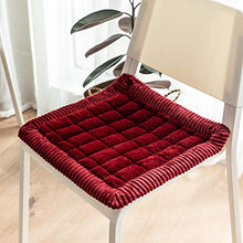 Dieluny, 2 cuscini trapuntati per sedia da pranzo, per interni ed esterni, in vimini, con cravatte, cuscino per casa, ufficio, sgabello, cibo non scivolato, 45 x 45 cm (45 x 45 cm)