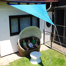 BASA Tendalino per Terrazza Parasole Parasole Vela Triangolo 2 * 2 * 2 Metri, Anti-Ultravioletto, Impermeabile, Tettoia per Terrazza da Giardino, Corda Gratuita