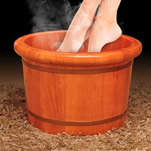 LIZHIQIANGyupen Pediluvio in Legno, Pediluvio in Rovere, Vasca per Pedicure Massaggio Termale Casa Pediluvio in Rovere Barili Lisci E Delicati per Pedicure