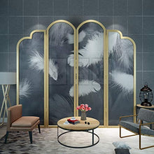 Room Screen Even Schermo divisorio per la Privacy, divisorio a Forma di Piuma Decorativo per Camera da Letto, divisore per Schermo, Schermo Pieghevole Mobili per la casa di Alta qualità