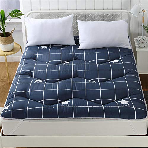 JRG Thick Tatami Stuoie Copertura di Base, Pieghevoli Giapponese Futon da Terra Spugna Mat Soft Copertina di Topper Caldo Studente Dormitorio Cotone Imbottito-a