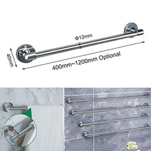 WL-ZZZ Portasciugamani Parete Portasciugamani Rotaie SUS 304 Acciaio Inossidabile portasalviette Ferroviario for Il Bagno, 17 Formati - 40 Centimetri ~ 120 Centimetri Opzionale (Size : 80cm)