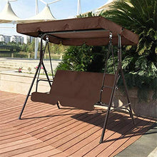 YFFS Dondoli Coperti, Sedia da Giardino Resistente alla Pioggia Sostituire Il Parasole della Copertura Superiore, Adatto per Ombrellone Amaca da (escluso Altalena) (164 * 114 * 15 CM,Beige)