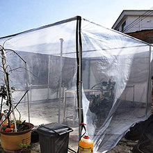 SHIJINHAO Telo Impermeabile Esterno Trasparente Incatramata, Giardino Chiaro Impermeabile Tarp Anti Congelamento Antipioggia Film Panno Isolamento Canopy Copertura in Plastica PE