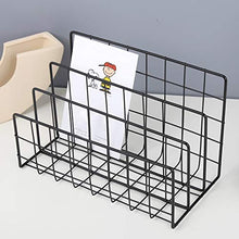 Organizzatore da scrivania, ferro da stiro, scrivania per riviste, organizer in metallo, porta giornali, organizer per trucchi, accessori da scrivania per ufficio, casa, scuola