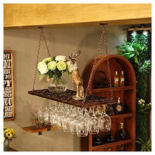 Stile Europeo In Ferro Battuto Di Vetro Ad Alta Wine Rack A Testa In Giù Vino Cucina Cremagliera Grande Capacità Cremagliera Muro Impiccagione, 3 Opzioni Di Dimensione