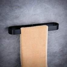 Beelee Porta asciugamani bagno da parete, 32.5cm/12.8" Appendi Asciugamani, Nero Opaco, BA9299B-30