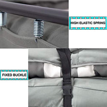 LINGZE Lettino Prendisole, Patio da Giardino Portatile con Sedia Relax reclinabile con Imbottitura Spessa