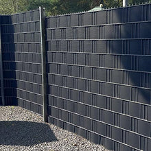 Kinlo - Pellicola frangivista per recinzione, 35 m x 19 cm, in PVC, protezione antivento 450 g/m², colore nero, con 20 clip di fissaggio