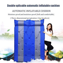 Lettino da viaggio Sleeping Pad gonfiabile della stuoia Doppia tenda cuscino d'aria a prova di umidità esterna automatico Mat addensare Widen Camping Mat for uso domestico escursione di campeggio 6-3