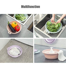 Bacino pieghevole - Bacino portatile Bagno Pieghevole Lavabo Benna for lavabo contenitore Bacino portatile Lavabo in silicone pieghevole Accessori for il bagno Convenienti for il vostro archiviazione