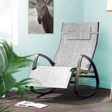 FUFU Sedie a Sdraio Sedia a Dondolo Chaise Longue per Il Tempo Libero Sedile per Il Tempo Libero Pigro con poggiapiedi Regolabile, 94 * 64 * 108 cm Pieghevoli