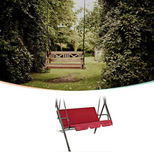 Uniqueheart Coprisedile Altalena per Cortile da Giardino Esterno Coprisedile per Altalena a Sospensione Impermeabile Cuscino per Sedia da Giardino da Giardino-Rosso