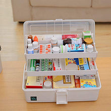 ZUJI Armadietto Medicinali Multi-Strato Scatola per Medicinali Medica Cassetta di Pronto Pillola Stoccaggio Astuccio