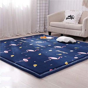 Morbido Peluche Materasso Da Terra,Soggiorno Tappeti Pieghevoli Futon Materasso Tatami Pigro Letto Camera Pavimento Pad Materasso Tappetino Per La Ricerca Per Indicizzazione B 100x200cm(39x79inch)