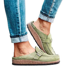 AFANG Donne Casual Comfort Pelle Scamosciata Slip on Sandali,Summer Home Office Scarpe Ufficio All'aperto Slip Slip Beach Pantofole Donna Casual Scarpa Piatta Moda Pantofole,B,35