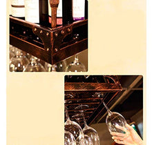 WLABCD Portabaglia Home Home Red Holder Vino Glass Radd Rasking S, Scaffale per Vino Appendere Retrò Tazza da Bar Decorativa Decorativa, Porta Vino Portabicchieri,80X35Cm.