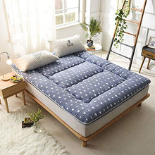Pieghevole Tatami Tappetino for Campeggio Materasso Sleeping Pad Piano Lounger Divano Letto (Colore : Blu, Dimensione : 100x200cm)