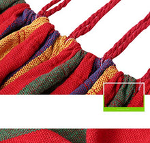 YQ&TL Amaca su Tela per Esterni con Bastone in Legno Bastone per Rinforzo in Metallo antiribaltamento Borsa per Il Trasporto di Stoffa Rossa Colorata per Giardino con Patio (Larghezza: 1,5 m)