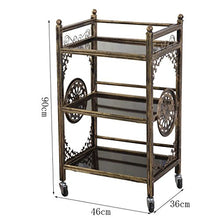Jia He Carrello Carrello - Utensile per Parrucchieri Multistrato Carrello Barbiere Negozio di Bellezza Carrello Mobile Multifunzione per Passeggino Carrello portautensili Portatile a Quattro Ruote