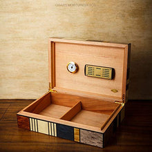 WangQ Scatola di sigari, Scatola di sigari in Legno di Cedro, Rivestimento in Simil Legno humidor (Color : A)