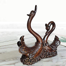 WPXBF Scultura Statua Busti Sculture Artigianato in Resina Swan Wine Rack Home Restaurant Wine Cabinet Decorazione Ornamenti