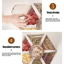 iSpchen Scatola portaoggetti con Scomparto a Pressione Scatola di Frutta di Loto di Moda Combinazione Creativa Vassoio di Frutta