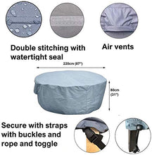 N / A Giardino Copertura di mobili, Impermeabile Strato Anti-UV di Giardino, Antivento Copertura di mobili Panno 420D Oxford Heavy Duty Rattan, utilizzato per la prevenzione di tavoli e sedie d.
