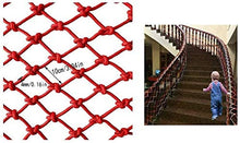 Protective net decoration / Red Sicurezza bambini rete di protezione Net Balcone Stair anticaduta Kindergarten decorazioni netto della rete del recinto Net Soccer Net Entertainment Luogo multiuso bamb