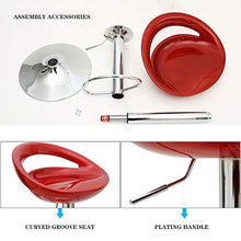 LHJDM Sgabelli da Bar -sgabelli Alti da Bar,Girevole Regolabile,Grandi Sedili Regolabili,Sgabelli da Colazione -Plastica,per Cucina, Bar, Bancone,sgabelli da Bar Commerciali