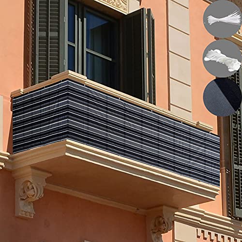 RECINZIONE BALCONE STRISCE Polirattan Frangivento Rivestimento Staccionata 204529101836 RECINZIONE BALCONE STRISCE Polirattan Frangivento Rivestimento Staccionata 204529101836