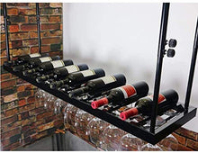 FYHH-JZHY Portabottiglie Portabottiglie Portabottiglie Portabottiglie Vino Rosso Portabicchieri Capovolto Portabottiglie Creativo Bar A Soffitto Portabottiglie (Dimensioni: 50 * 30Cm), 50 * 30Cm