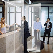 Protezione Contro Lo Starnuto da Pavimento, Schermo di Protezione da Starnuti Trasparente, Parete Divisoria per la Sicurezza, Palestra, Salone, Bar, Pub, Ristorante