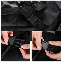 TIMESETL Copertura per Sdraio,Copertura Impermeabile per Lettino Prendisole, Poliestere 420D Oxford Tessuto per Esterno, Anti Vento, UV - 210x75x40/80 CM, Nero