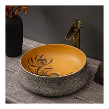 Lavabo da Appoggio Lavabo da Appoggio Adatto Hotel Bagno Famiglia Wash Basin (Color : Single Basin b)