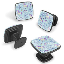 Alberi di unicorno Pomelli per Porta Set di 4 Pomelli per Mobili Manopole per Cassetti Cucina Armadio Vetro