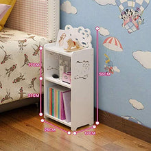 Mini Comodino Assemblare plastica di Modo della cavità-scolpito Design deposito Rack Stile Cartoon Locker Impermeabile Hyococ (Color : C)