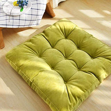LIUDADA Cuscino per sedia, quadrato, cuscino per sedia, cuscino per sedia, cuscino per sala da pranzo, giardino, casa, ufficio, 55 × 55 cm (verde)