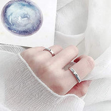 Anelli per coppia, anelli per donna uomo, anelli regolabili con motivo sole luna, anelli per coppia in rame per matrimonio, fidanzamento, tutti i giorni e hobby