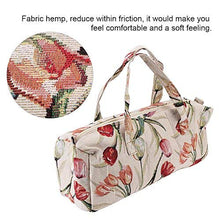 Borsa Organizer per Lavoro a Maglia, per Ferri e Gomitoli, Squisita, Pratica, Ideale per Riporre i Ferri e Gli Accessori per il Cucito Jacquard Rosa