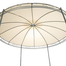 tectake 800723 Gazebo da Giardino di Lusso, Teli Laterali Padiglione Rotondo Ø 350 cm, Party Eventi, Idrorepellente e Resistente ai Raggi UV (Crema)