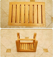 Accessori da bagno - Bagno impermeabile antiscivolo Stabile Sicurezza Comfort Bath Chair cambiare le scarpe Sgabello anziani / disabili / incinta di legno solido superficie curva presidente Max.250kg