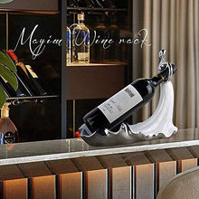 Semplicità Elegante Cremagliera Del Vino Ornamenti in Ceramica Artigianato Europeo per la Casa Placcatura in Argento Bianco Staffa per Postumi Di Una Sbornia Personalità Creativo Decorazioni per Port