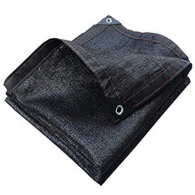 Telo Ombreggiante, 95% Maglia di Stoffa Resistente, Tessuto Parasole con passacavi for Copertura da Giardino, Piante da Giardino, Prato da Giardino - Nero (Size : 3m x 3m)