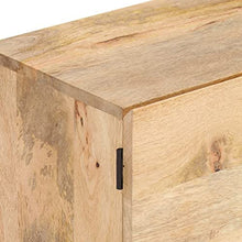vidaXL Legno Massello di Mango Credenza Madia Mobile Basso Armadio Armadietto Mobili Arredo Arredamento Cassapanca Portaoggetti 145x30x60 cm