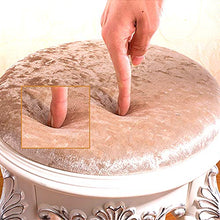 ZHIQ Sgabelli per Trucco Sgabello Spogliatoio, Sgabello per Pianoforte, Gambe in Acciaio Plastica ABS, Cuscino in Spugna Elastico Alto - 42x42x42cm