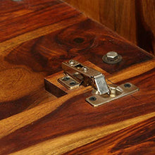 vidaXL Mobile da Bar in Legno Massello di Sheesham 85x40x95 cm Portabottiglie