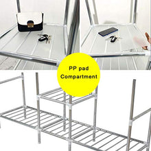 ZKHD Semplice Armadio per Camera da Letto Casa, Deposito di Tubi in Acciaio Economico E Guardaroba Appeso, Armadio in Tessuto per Affittare Stanza,170 * 170 * 45cm