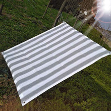 70% -90% Retina di Protezione Solare Resistente Ai Raggi UV, Telo A Rete con Paralume da Giardino, Telo da Ombreggiatura for Piante da Giardino Prato di Patio, Grigio Bianco, 100 G/Min